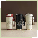 تراول ماگ دوحالته دماسنج دار طرحدار کافیcoffee