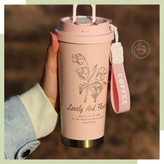 تراول ماگ دوحالته دماسنج دار طرحدار کافیcoffee