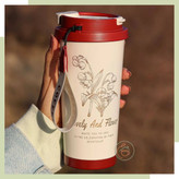 تراول ماگ دوحالته دماسنج دار طرحدار کافیcoffee