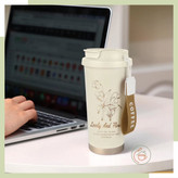 تراول ماگ دوحالته دماسنج دار طرحدار کافیcoffee