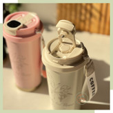 تراول ماگ دوحالته دماسنج دار طرحدار کافیcoffee