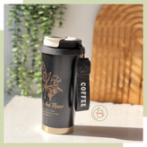 تراول ماگ دوحالته دماسنج دار طرحدار کافیcoffee