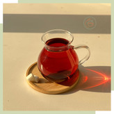 استکان پیرکس تپل دسته دار(خمره ای)