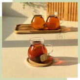 استکان پیرکس تپل دسته دار(خمره ای)