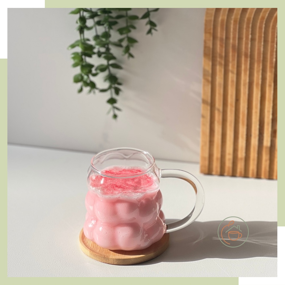 لیوان پیرکس  (حبابی)انگوری دسته دار(ماگ گلوبال)