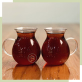 استکان پیرکس تپل دسته دار(خمره ای)