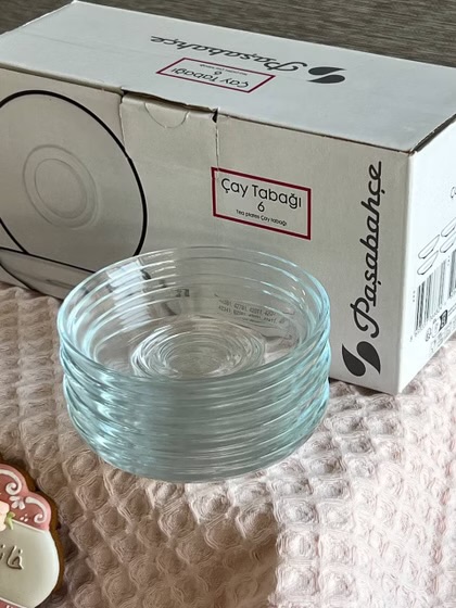 نعلبکی پاشاباغچه مدل تمپو ست 6 عددی