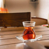 ست استکان و نعلبکی پاشاباغچه مدل دانتل کد 96574